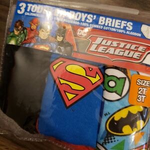 Justice League Boy's 3pk Briefs